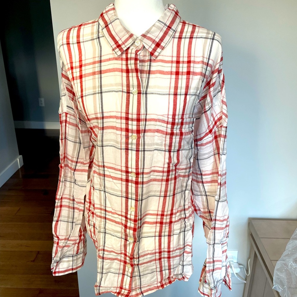 Old Navy Lightweight Boyfriend Shirt XXL